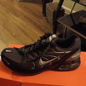 Nike Air Black and Silver Sneakers